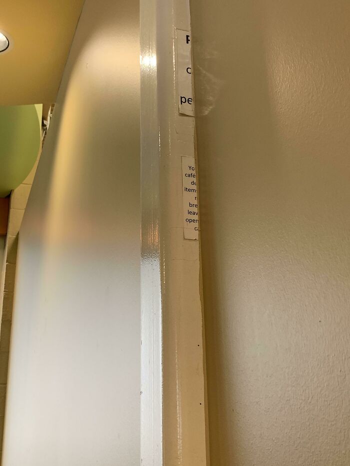 New Wall They Made At My Work