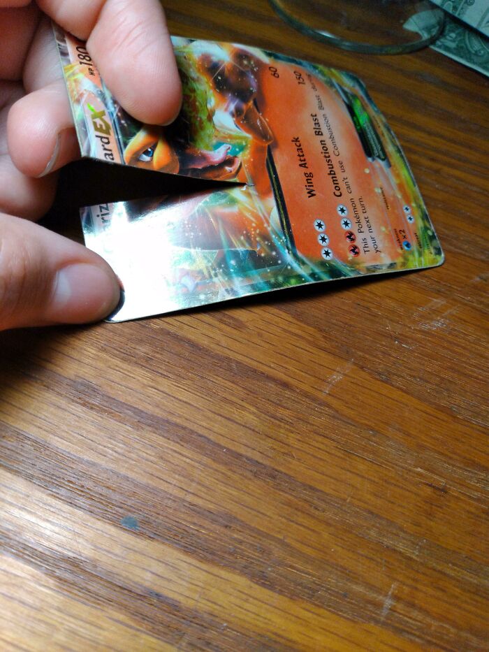 So I Went To Pee And I Comeback With My Little Brother Who Had Scissors And My Charzard And He Cut It