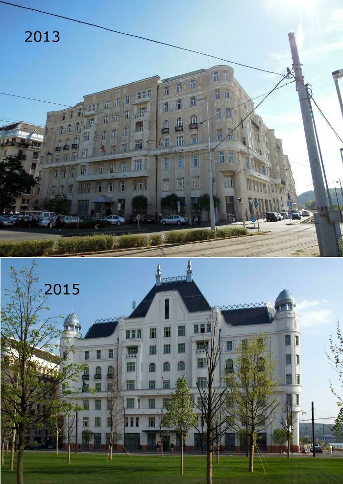 Ministry Of Justice (Magyarország Igazságügyi Minisztere) ,budapest, Hungary. Restored In 2014, Directly Opposite To The Hungarian Parliament Building!