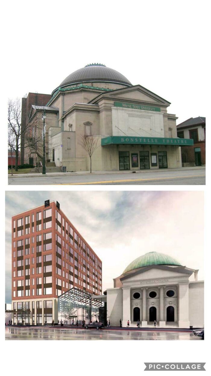 Bonstelle Theatre, Detroit. Designed By Albert Kahn And Built In 1902 As A Synagogue. Set To Be Saved And Restored As Part Of A New Hotel!