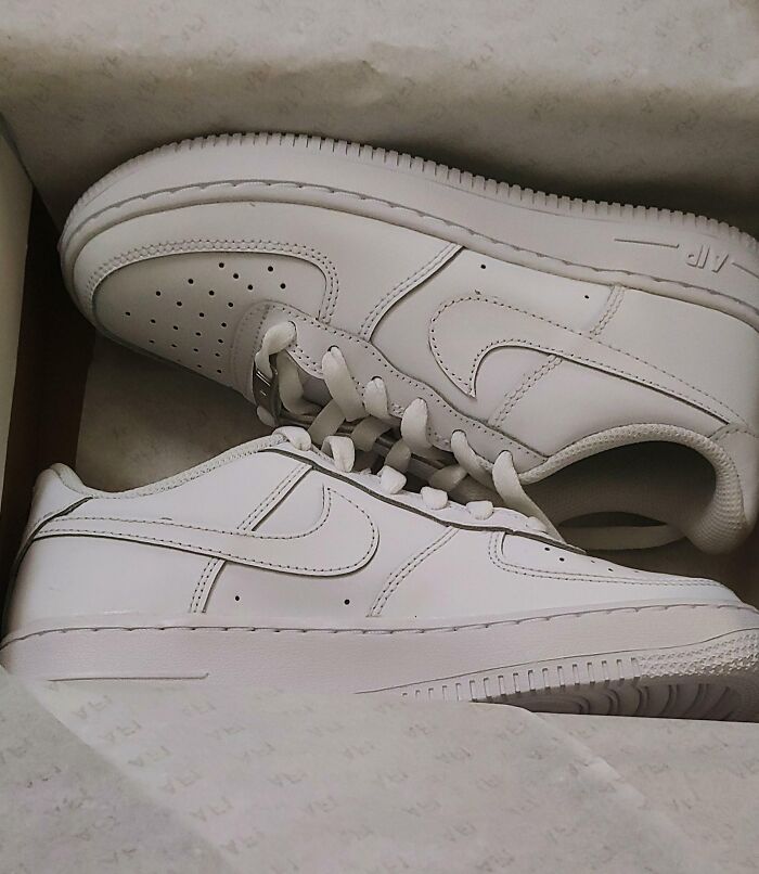 My Middle, 15-Year-Old, Son Was Excited To Give Me His Mother's Day Gift. He Wanted To Be Able To Use His Own Money And Thought I Would Look Cool In Air Force 1s