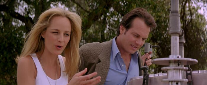 Dr. Jo Harding and Bill talking 