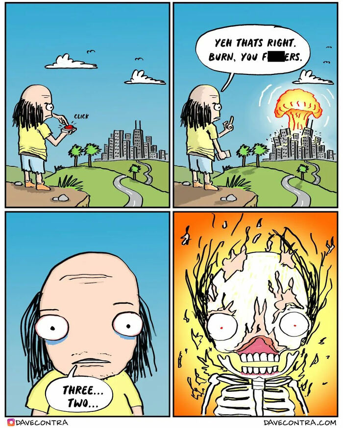 New Whimsically Dark Comics By Dave Contra That You Won’t Believe Your Eyes