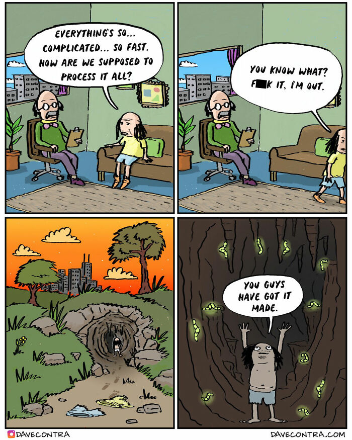 New Whimsically Dark Comics By Dave Contra That You Won’t Believe Your Eyes