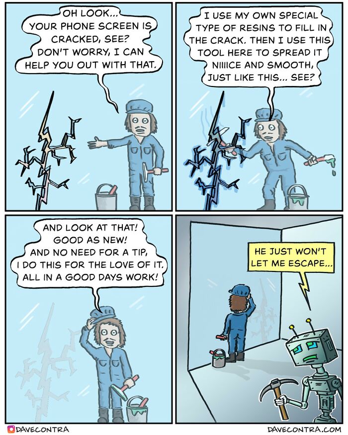 New Whimsically Dark Comics By Dave Contra That You Won’t Believe Your Eyes