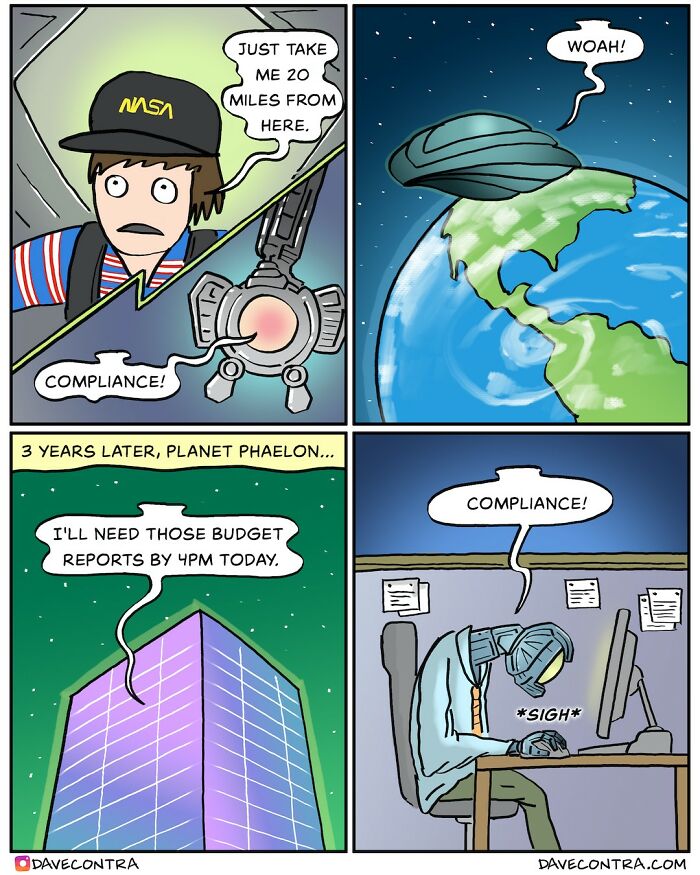 New Whimsically Dark Comics By Dave Contra That You Won’t Believe Your Eyes