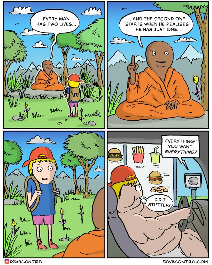 New Whimsically Dark Comics By Dave Contra That You Won’t Believe Your Eyes