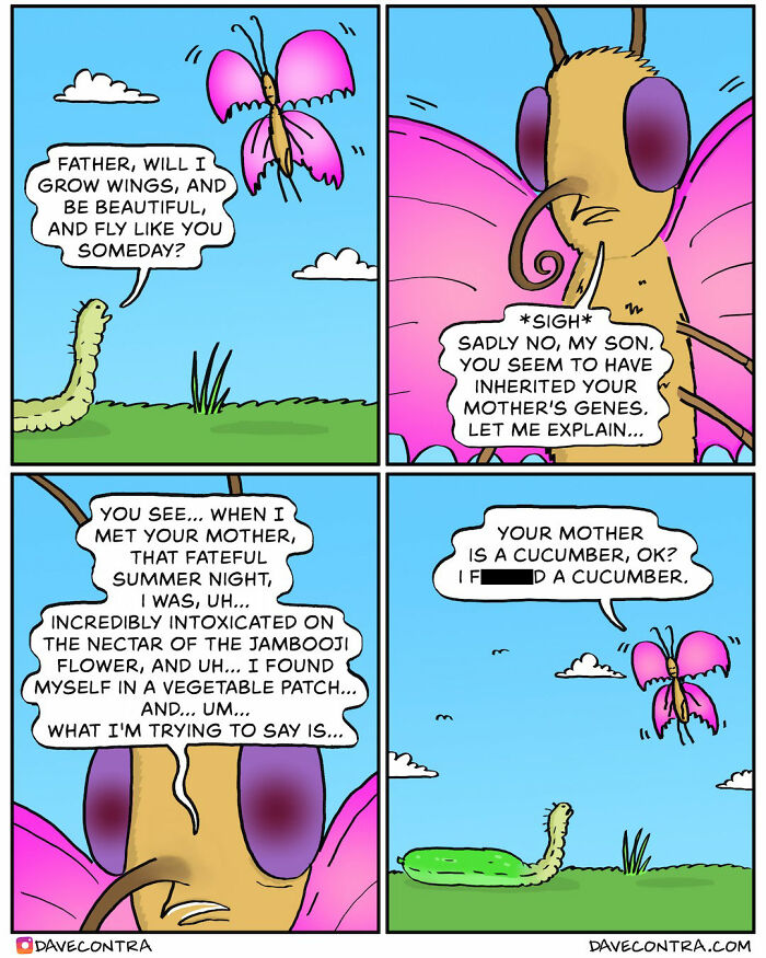 New Whimsically Dark Comics By Dave Contra That You Won’t Believe Your Eyes