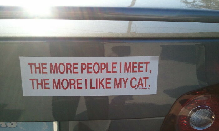 Saw This Sticker On A Car A While Ago