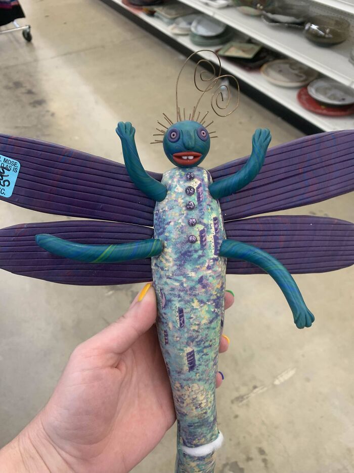 Encontré estas esculturas de pesadilla de pared, pero sólo me llevé una a casa