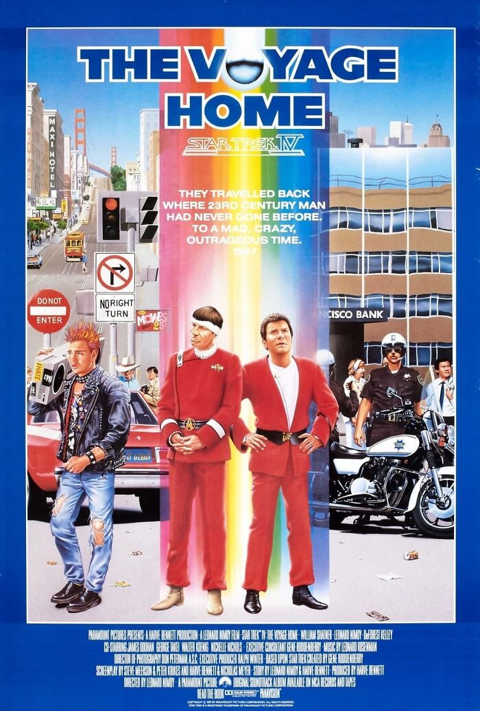 Star Trek IV: The Voyage Home movie poster 