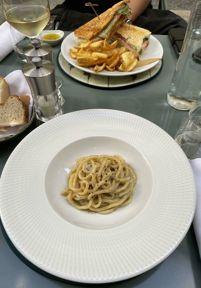 The Difference In The Portion Size. Plus Both Dishes Were Over 20€ Each