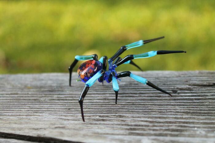 Homemade Glass Spider