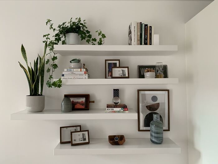 Minimalist Floating Shelves