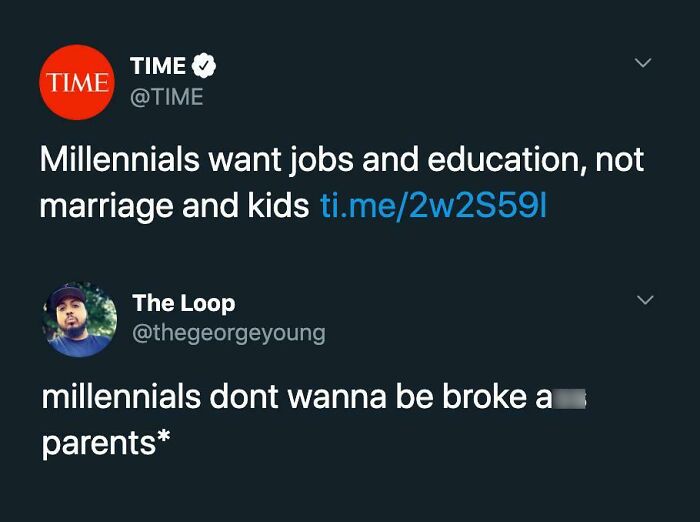 Millennials Don’t Want A Poor Family