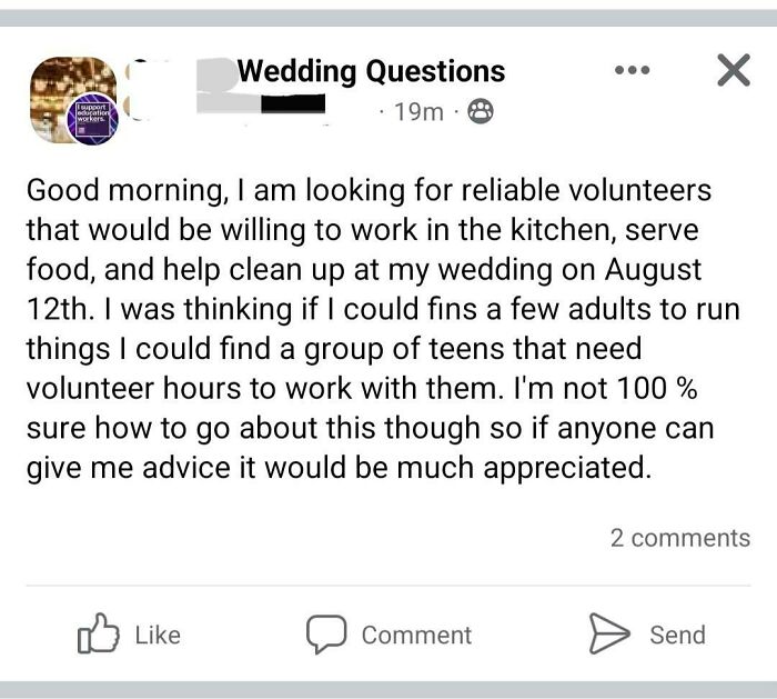 I Doubt This Qualifies For High School Volunteer Hours