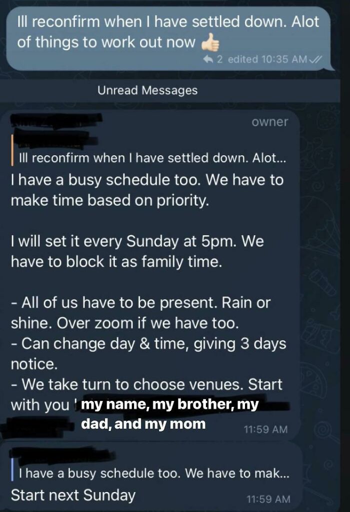 I’m 22(F) And Moved Out. My Narcissistic Mom Insists We Meet Every Week For “Family Dinner”