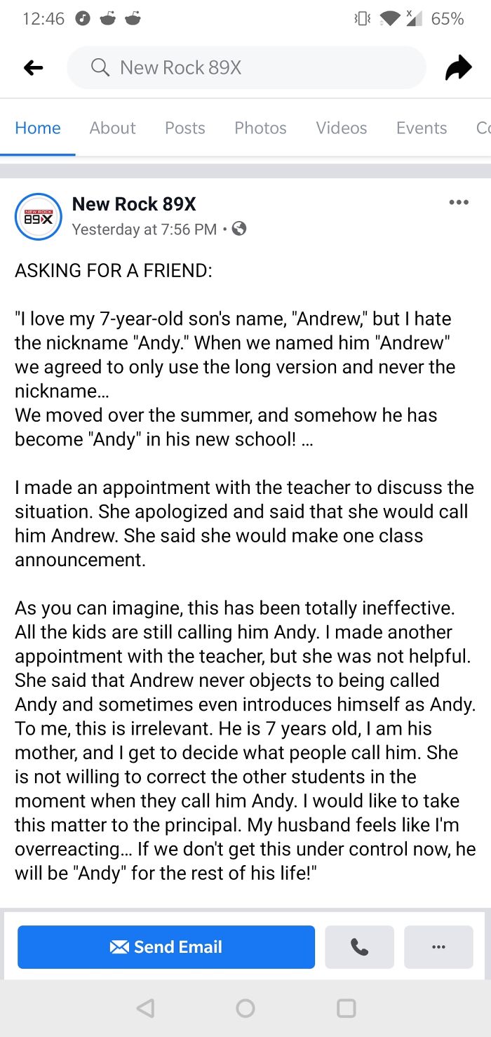 A Question That Came Into One Of My Local Radio Stations