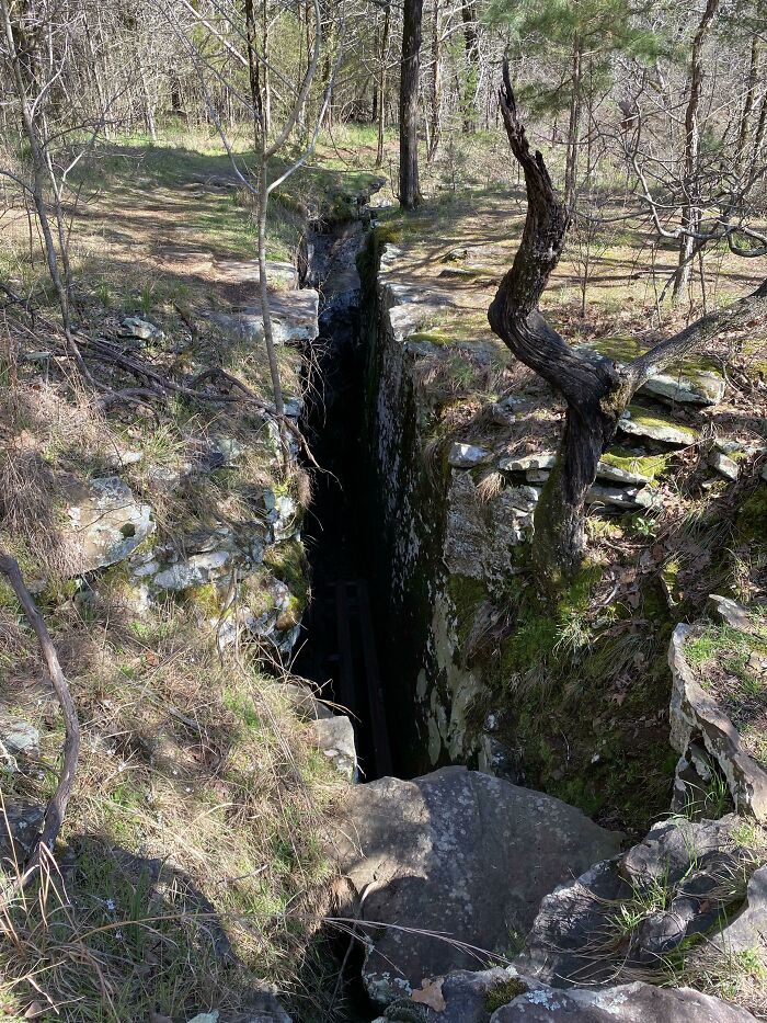 Una grieta cerca de donde vivo