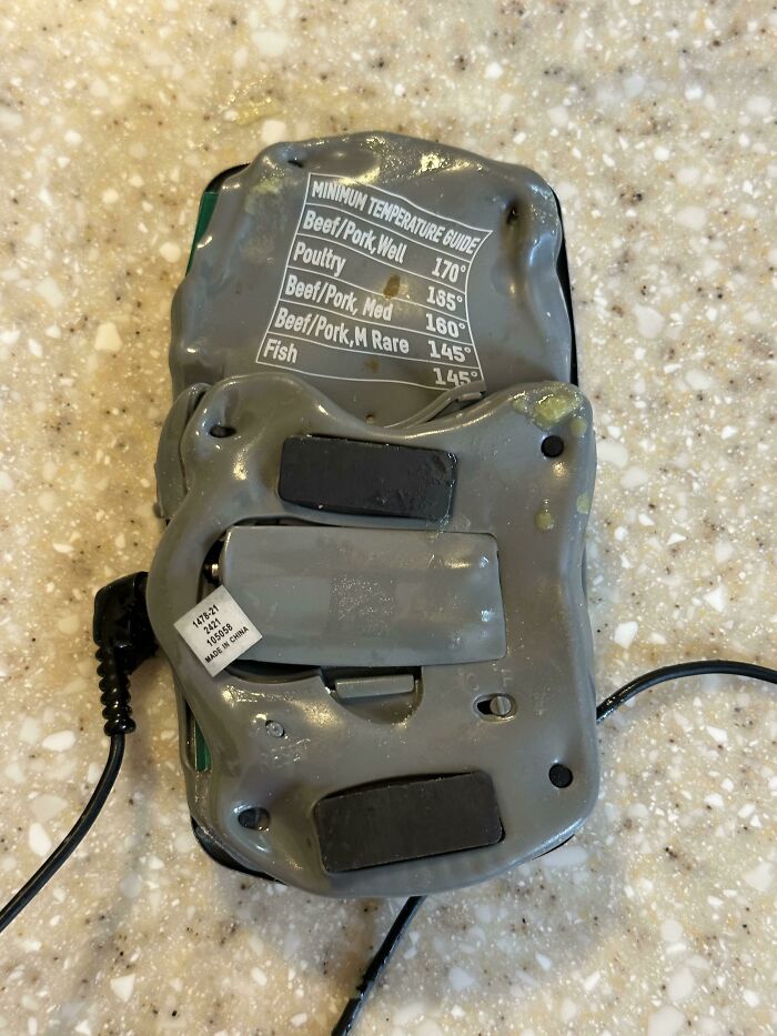 And She Was So Proud Using The Meat Thermometer