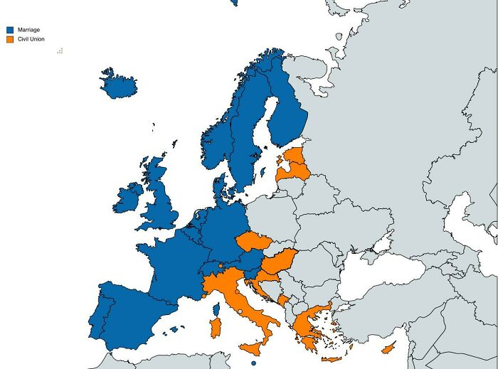 Status Of Gay Marriage In Europe