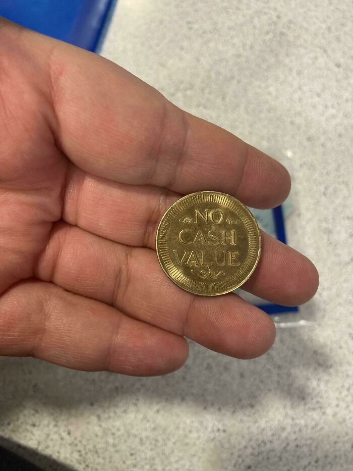 One Of My Coworkers Accepted This As A Looney (Canadian $1)