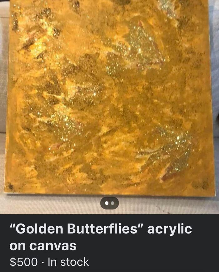 Fb Marketplace Find By An “Emerging Local Artist”