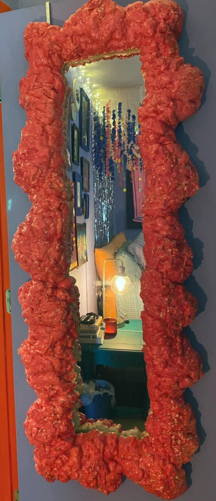 Yum, Hot Cheeto Mirror