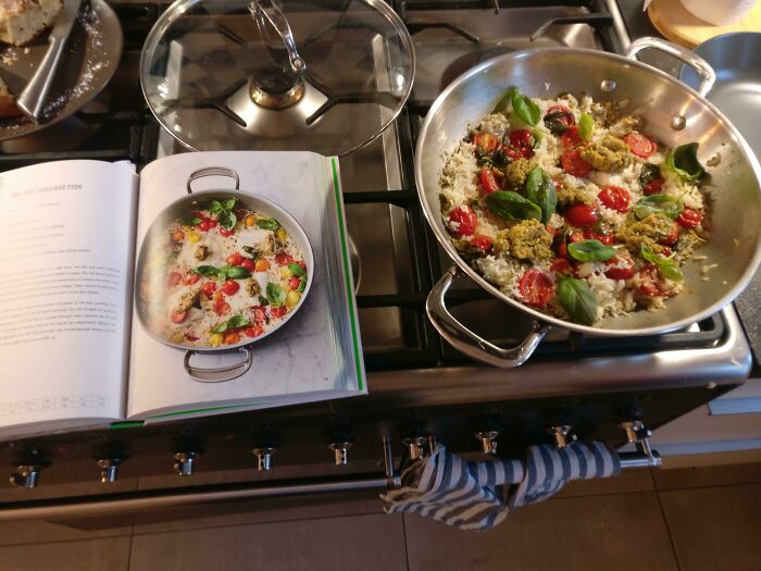 La receta y el resultado