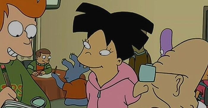 Amy looking from Futurama