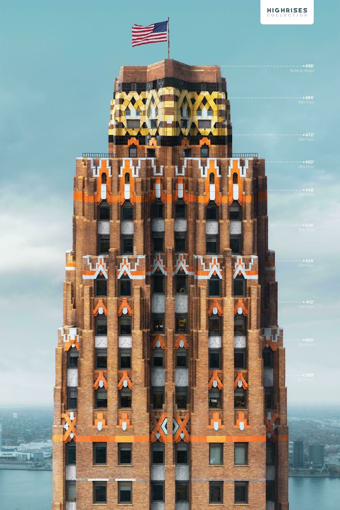 High-Resolution Image Of The Guardian Building In Detroit [oc][3666x5500]