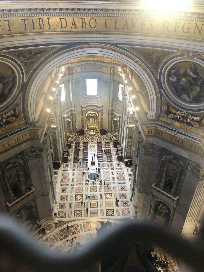 St. Peter's Basilica From Under The Cupola