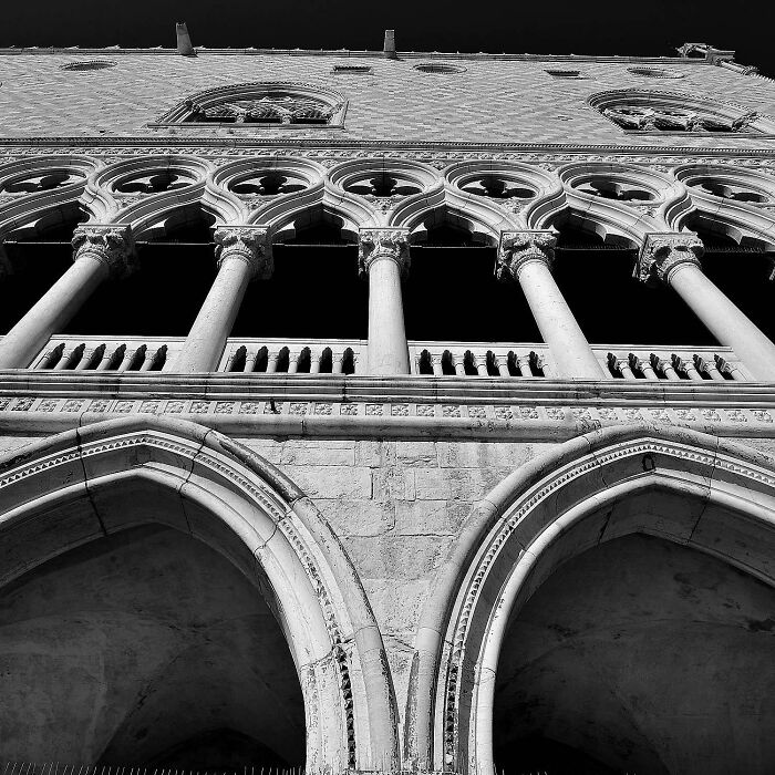 Looking Up At The Doge Palace, Venezia