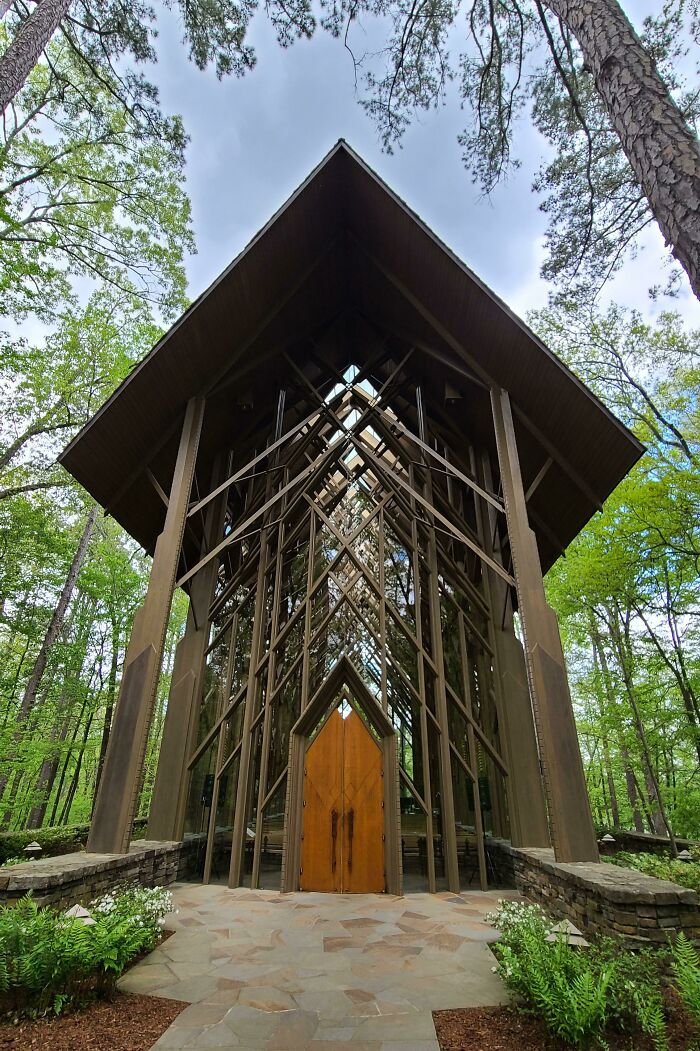 Capilla Anthony, Univ. Arkansas - Diseñada por E. Fay Jones