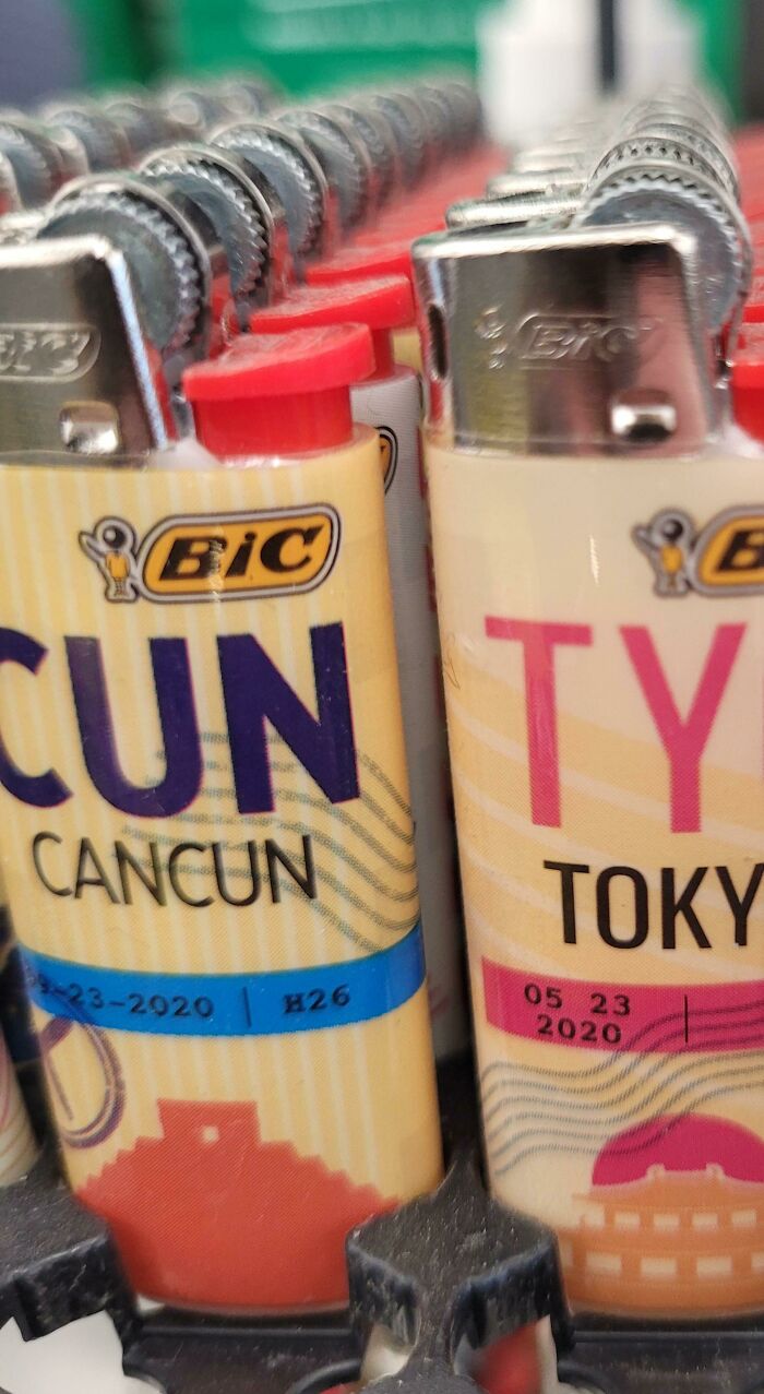 Came Across This Bic Lighter Display At The Dollar Store