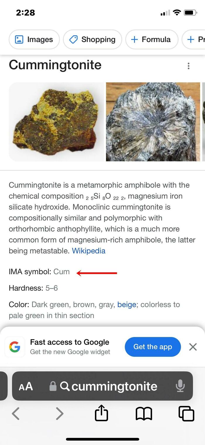 When They Named It, And When They Named Its Symbol