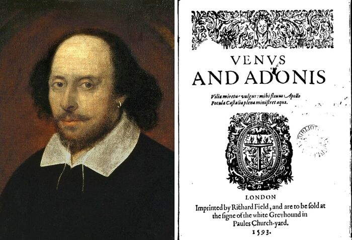 Shakespeare and Venus And Adonis book cover 