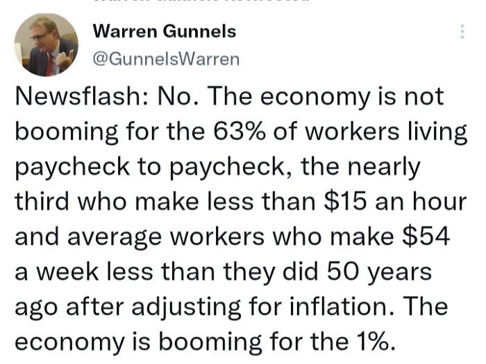 The Economy Only Works For The 1%