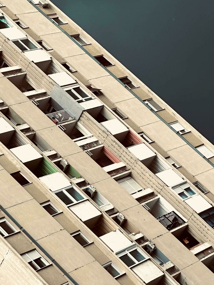 Detail Of The Skyscraper And The Stormy Sky In Novi Sad [oc]
