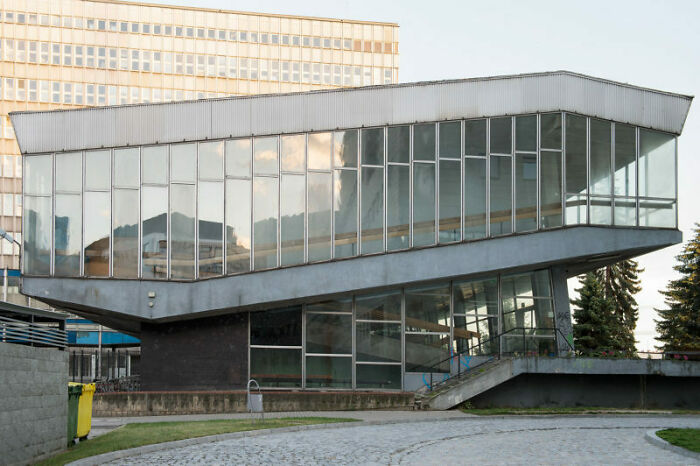 Auditorium Of Faculty Of Chemistry Of Wrocław University, Poland. Built In 1971