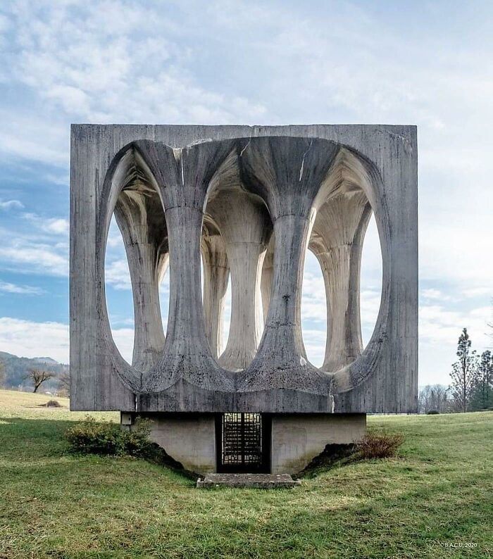 Monument On Freedom Hill By Janez Lenassi In Ilirska Bistrica, Republic Of Slovenia, 1965. (C) Bacu © Bacu / Photo By Dumitru Rusu