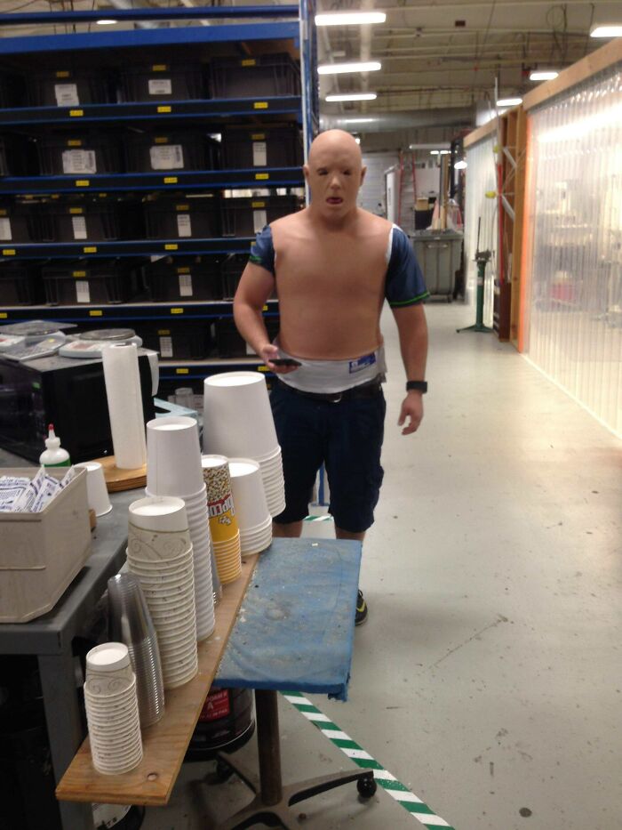 So My Coworker Casually Approached Me Like This