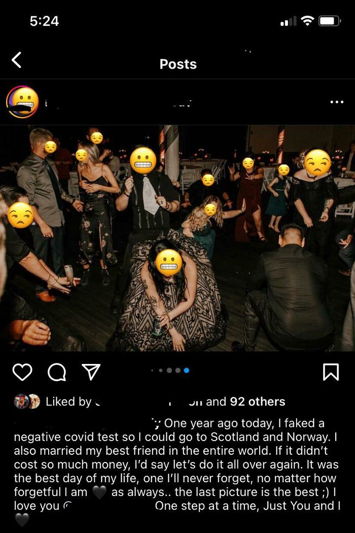 Old High School Classmate Faked A Negative Test To Get Married Abroad. 😒 (As A Bonus, This Is The Mentioned Last Pic)