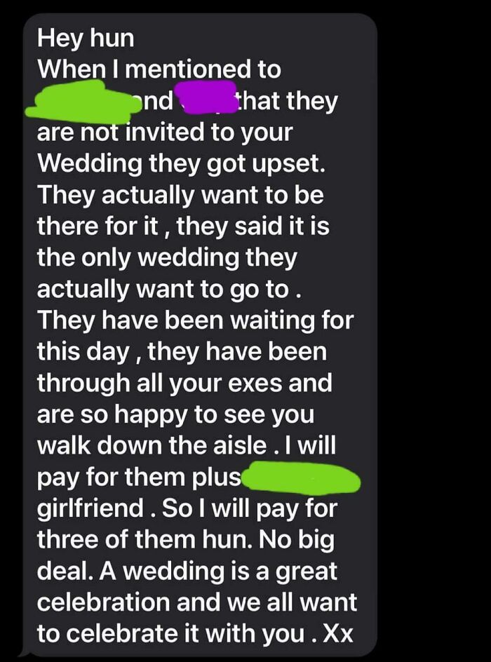 Inviting Your Own Guests With A Side Of Sl*t Shaming