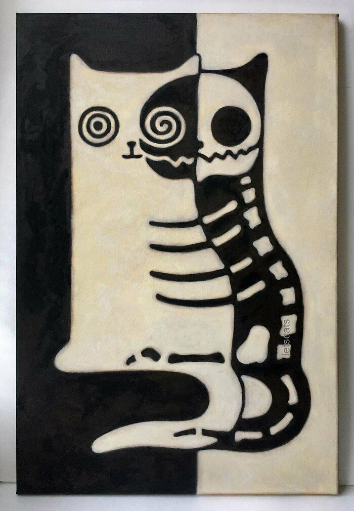 "Experiment". Oil On Canvas, 40x60 Cm