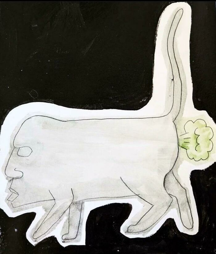 My Sister Works In Customer Care Over The Phone. She Draws Pictures Of What She Thinks The Person On The Other End Of The Line Looks Like Based On How They Sound. This Was Today’s