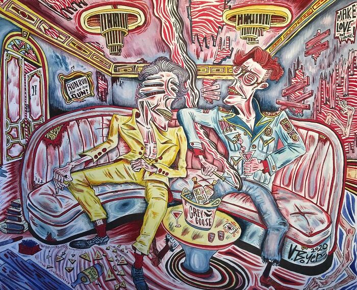 Someone Told Me My Painting Belongs Here, So Here It Is!