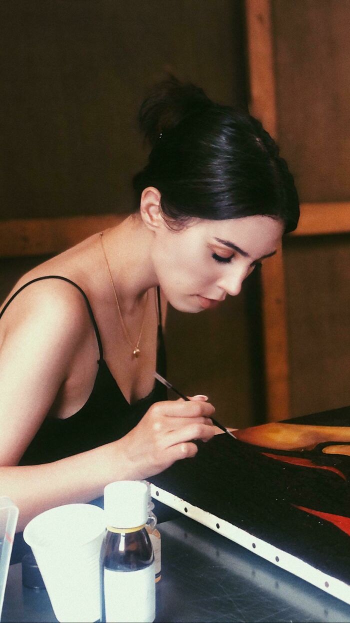 Me Restoring A Painting