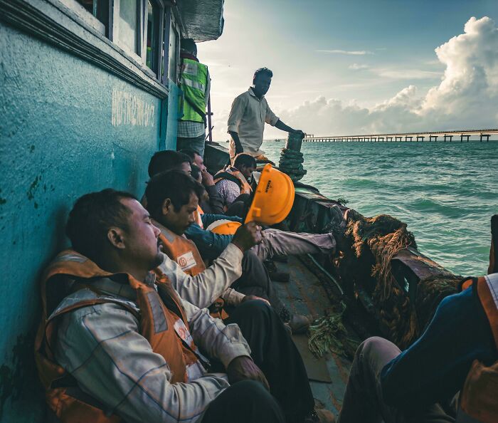 Charting The Ocean On A Sunny Day