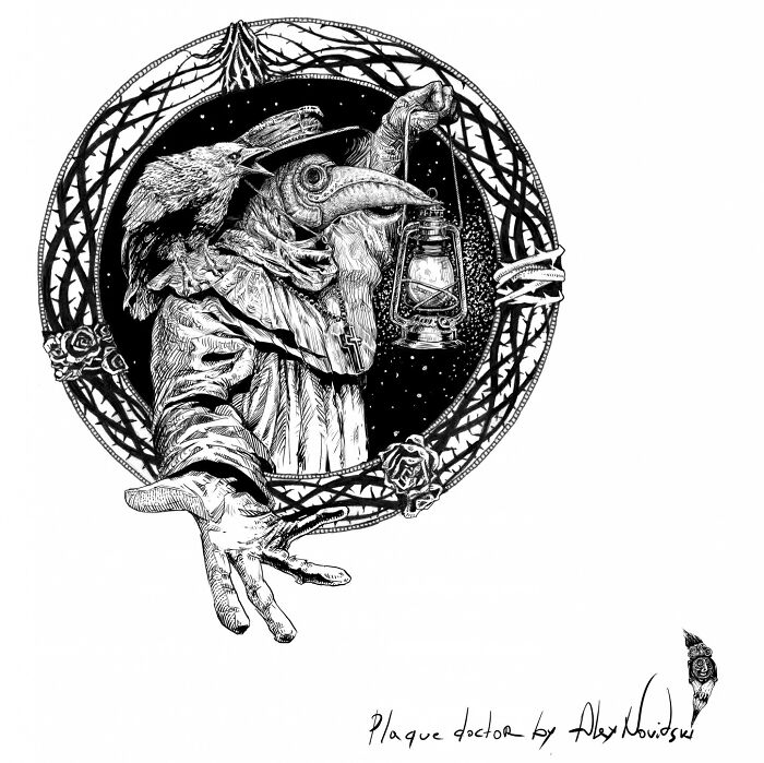 Tattoo Design Venetian Doctor